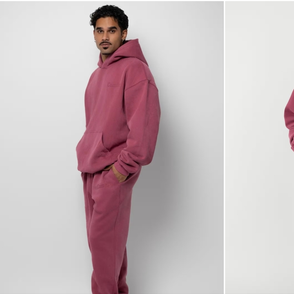 Cozy Pink Hoodie and Sweatpants Set